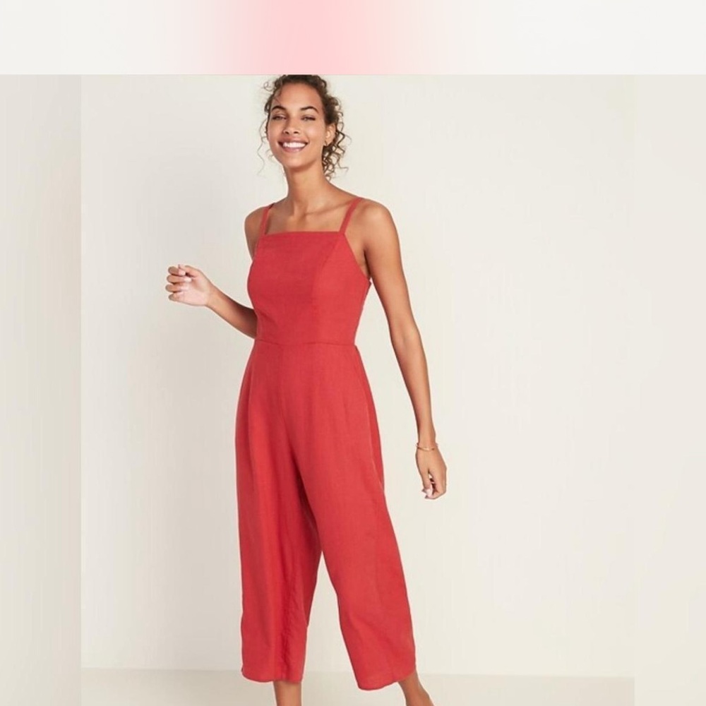 NEW CORAL OLD NAVY JUMPSUIT SIZE 3X